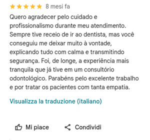 Dotoura Roseli excelente professional Dentista Brasiliana a Roma