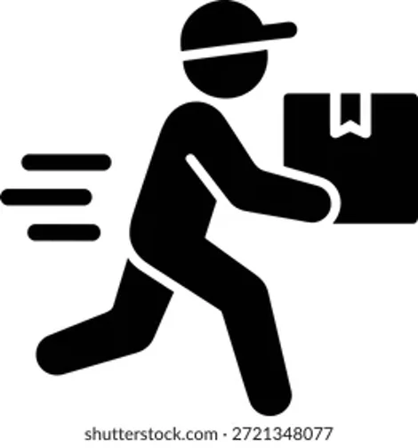 delivery-courier-carrying-package-silhouette-260nw-2721348077
