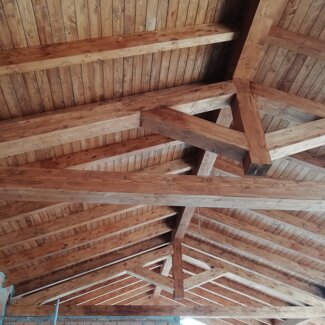 Nuova copertura in legno Novi Ligure (AL)