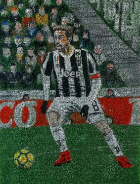 Principino Acrilico su erba sintetica 60x80
