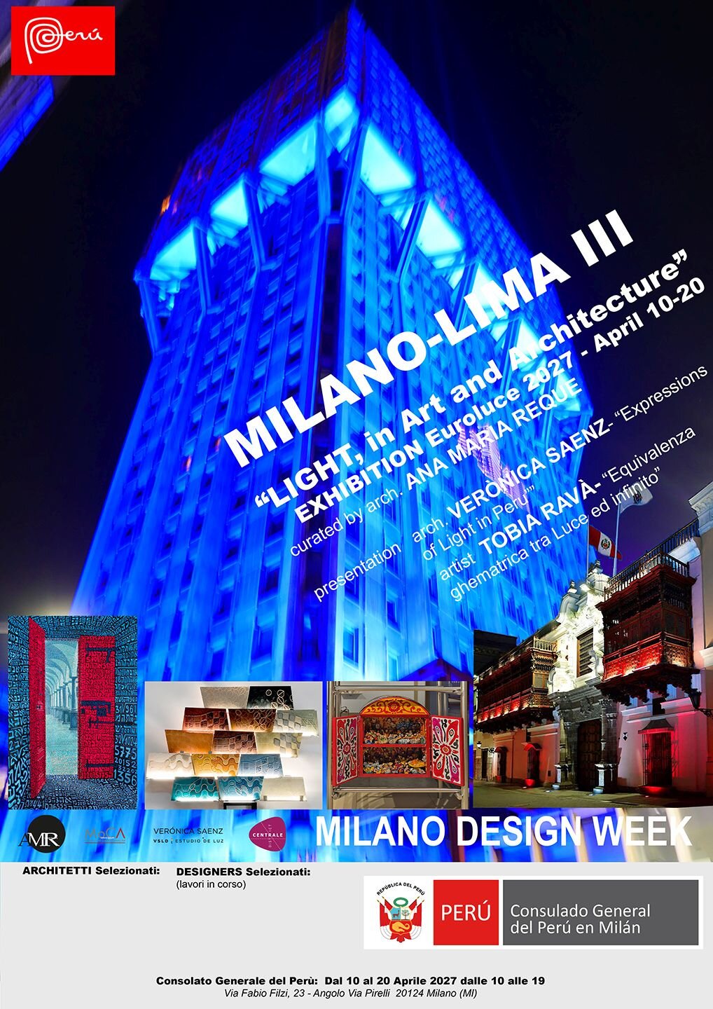 MILANO-LIMA III : “LIGHT, in Art, and Architecture”