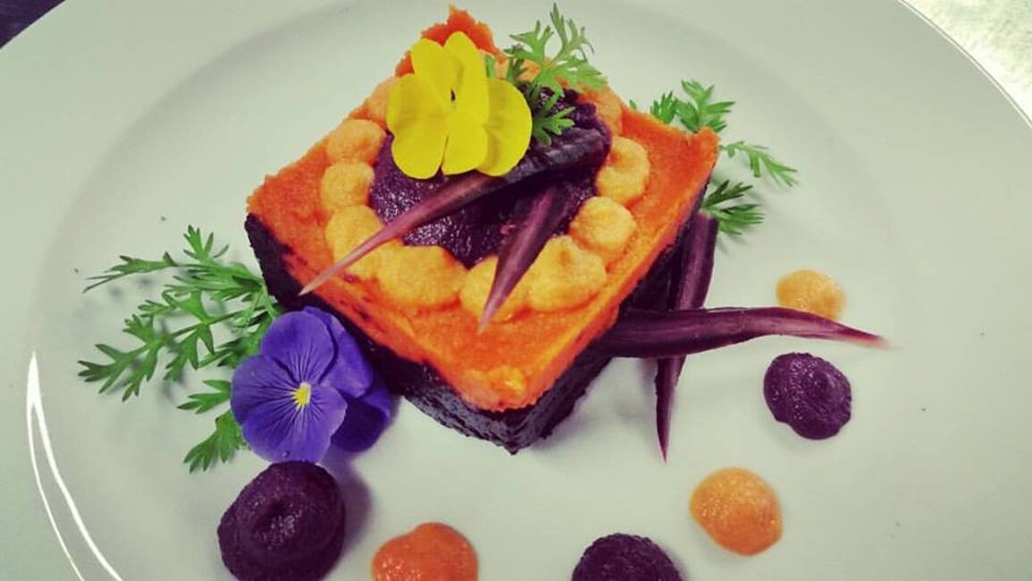 sformatino alle 2 carote e suoi germogli