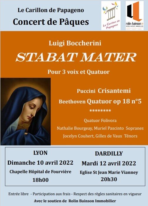 Concert de P&acirc;ques