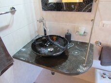 Lavabo moderno nero