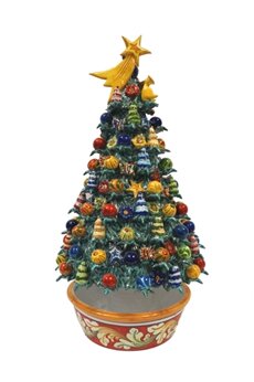 Albero di Natale in ceramica realizzato a mano 7� m