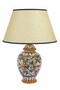 Lamp 3rd dim ornate green