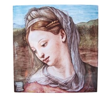 Ceramic art on 40x40 cm panel cm raffaello 