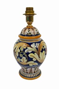 Lamp 2nd dim ornate blue 2