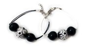Bracciali in ceramica bianco e nero