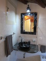 Modern black sink