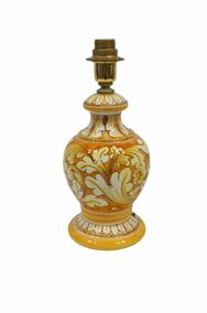 Lamp first dim ornate orange