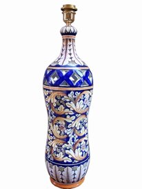 High lamp 3rd dim ornate blue