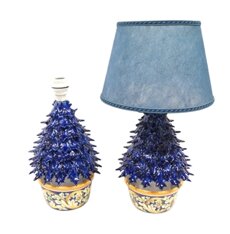 Lume ad'albero blu cobalto 1