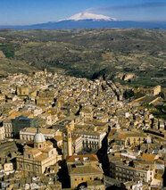 Caltagirone vista dall'alto
