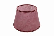 Parchment lampshade red