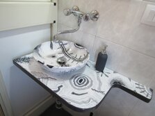 Lavabo moderno bianco