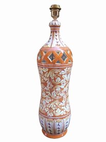 High lamp 3rd dim ornate orange