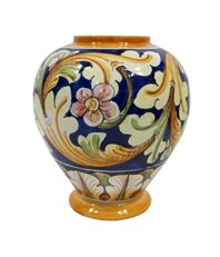 Vaso ornato blu bomboniera