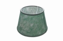parchment lampshade green