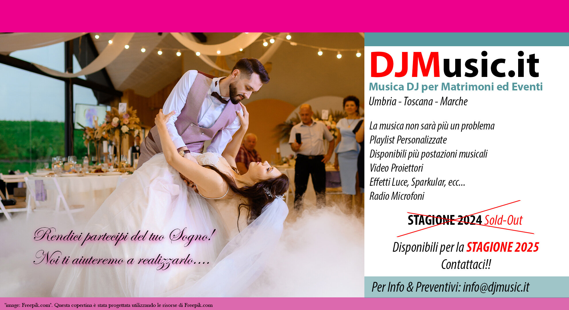 DJ Per Matrimonio la scelta &egrave; Importante.... DJMUSIC