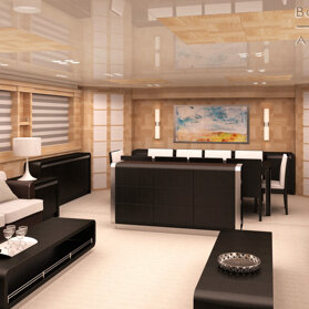 SHEDAR 116' INTERIOR SOCIETA' NAVALE PISA