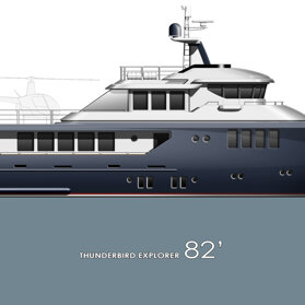 THUNDERBIRD EXPLORER 82 THUNDERBIRD YACHTS