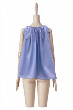 top-a-ruota-in-popeline-con-arricciatura-sul-collo