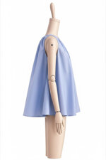 top-a-ruota-in-popeline-con-arricciatura-sul-collo