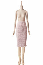 gonna-in-popeline-con-cuciture-elastiche-in-punto-smoke