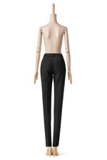 pantaloni-in-popeline-e-banda-laterale-in-satin