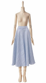 gonna-a-ruota-a-righe-in-sbieco-in-seersuker