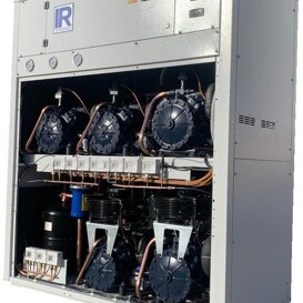 Centrali compatte a doppio livello con compressori Semiermetici