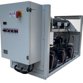 Centrali con condensatore ad acqua e compressori Semiermetici