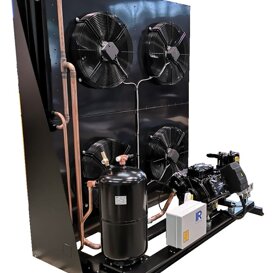 Unità Condensatrici Aperta con condensatore ad aria e compressore semiermetico
