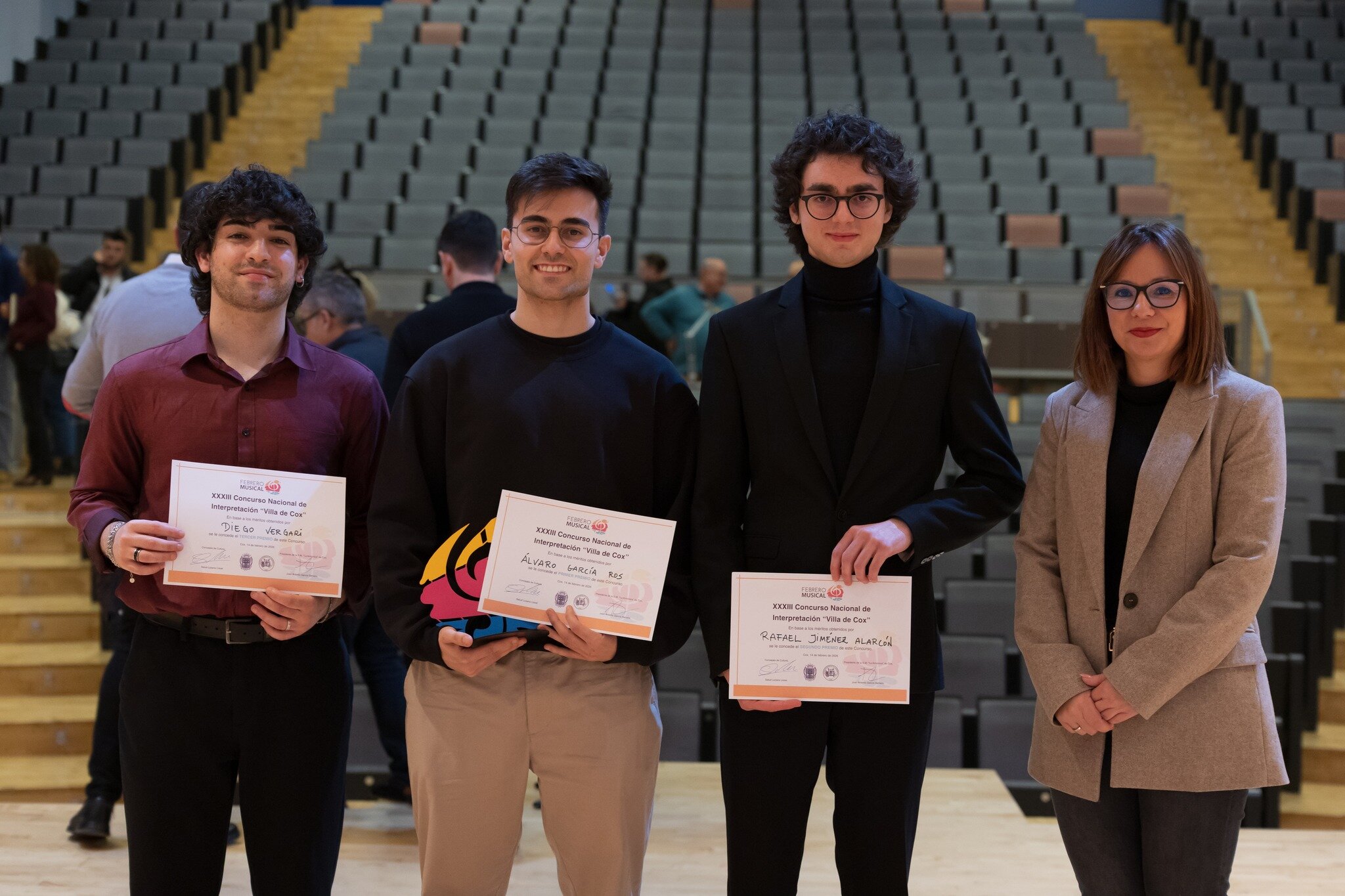 THIRD PRIZE AT THE &ldquo;Concurso Nacional de interpretacion &rdquo;Villa de Cox" (Spain)