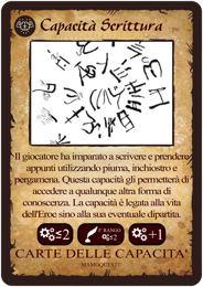capacita' di scrittura capacita' di scrittura