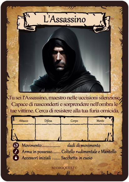 l'assassino blank l'assassino blank