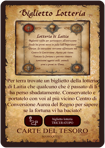biglietto della lotteria triceratopo