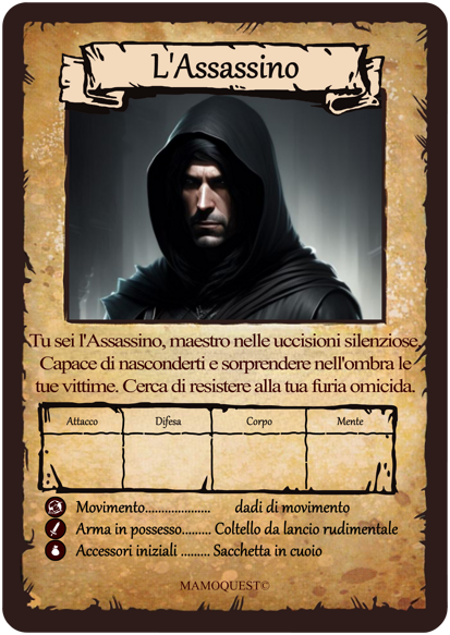 l'assassino blank