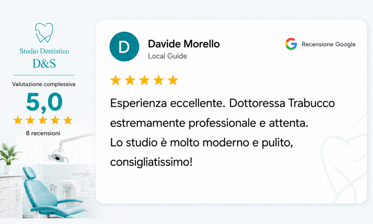 Recensione 3 Studio Dentistico D&S a Desio