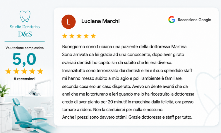 Recensione 5 Studio Dentistico D&S a Desio