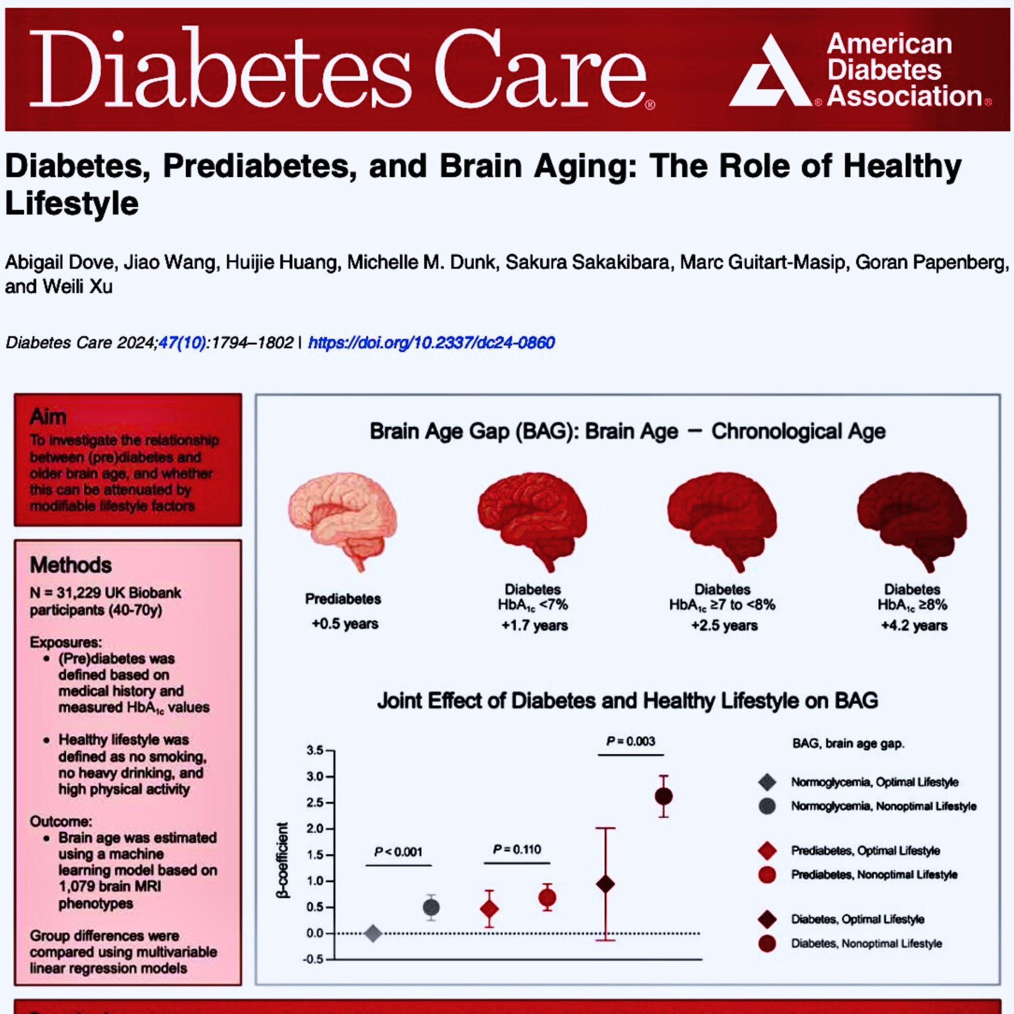 Il Tuo cervello è più vecchio della tua età? La scienza svela il legame tra glicemia e invecchiamento Cerebrale