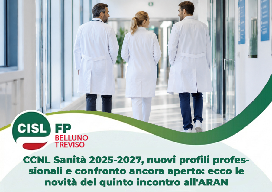 CCNL Sanità 2025-2027, nuovi profili professionali e confronto ancora aperto: ecco le novità del quinto incontro all'ARAN