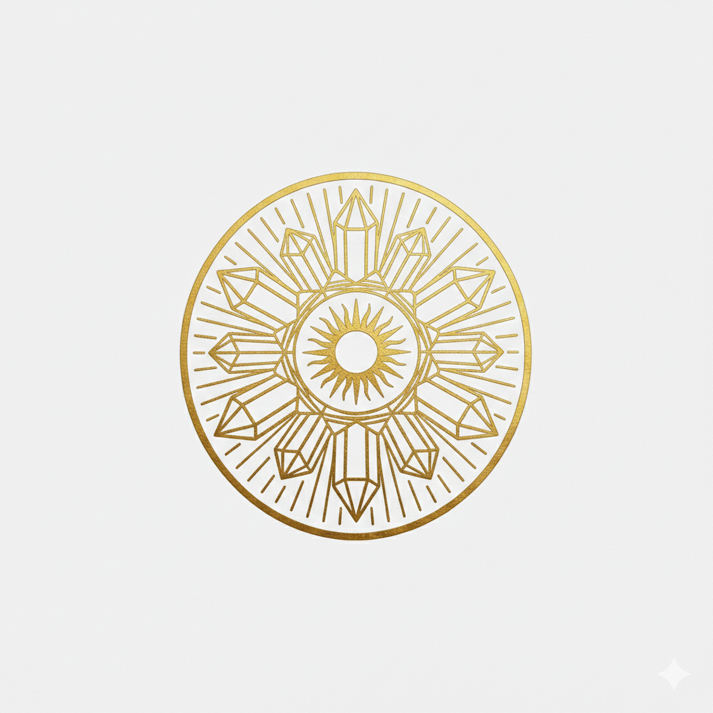 logo quadrato simbolo con bianco gemini sole
