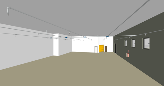 impianto sprinkler 3d