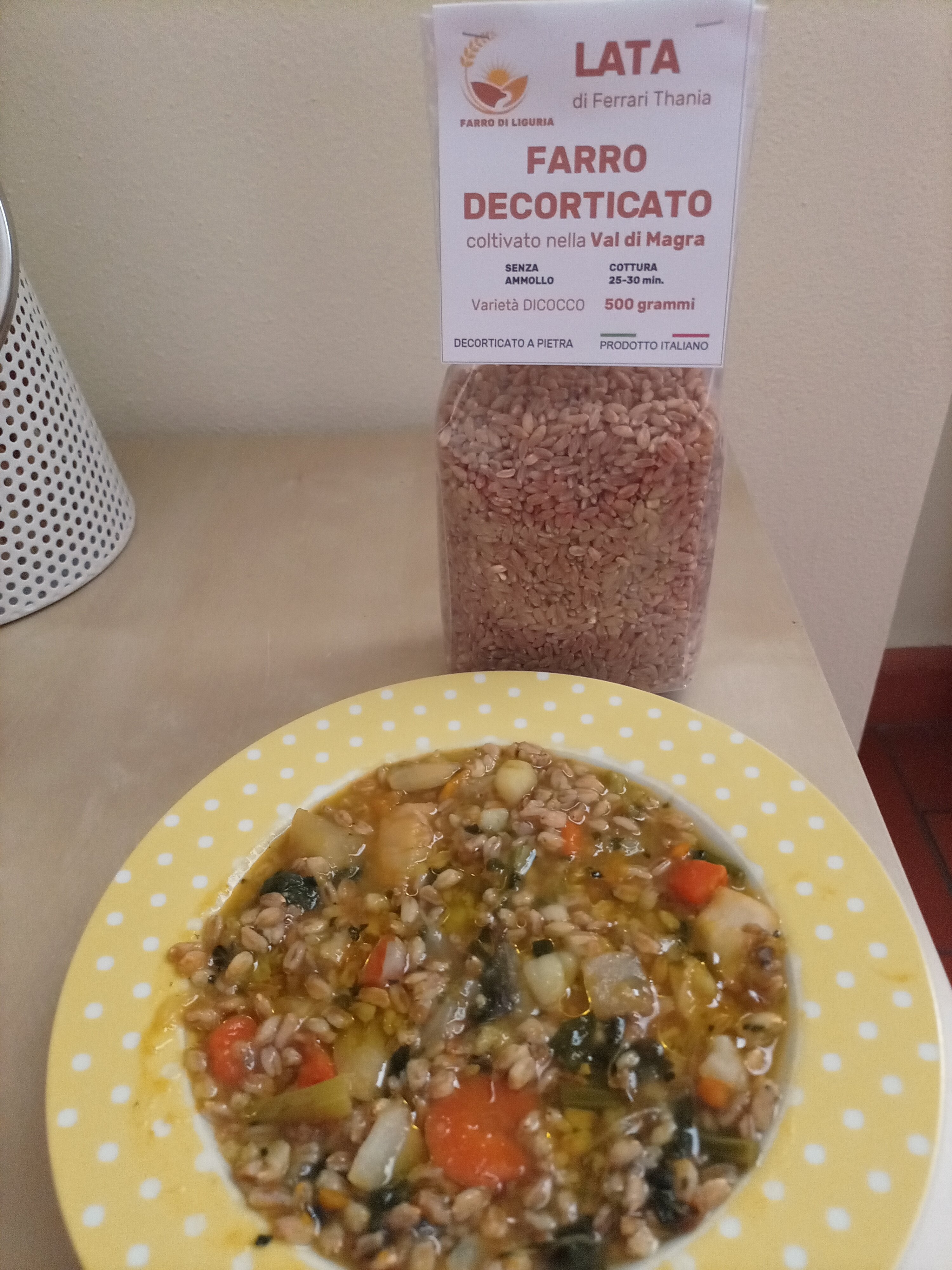 Minestrone con farro