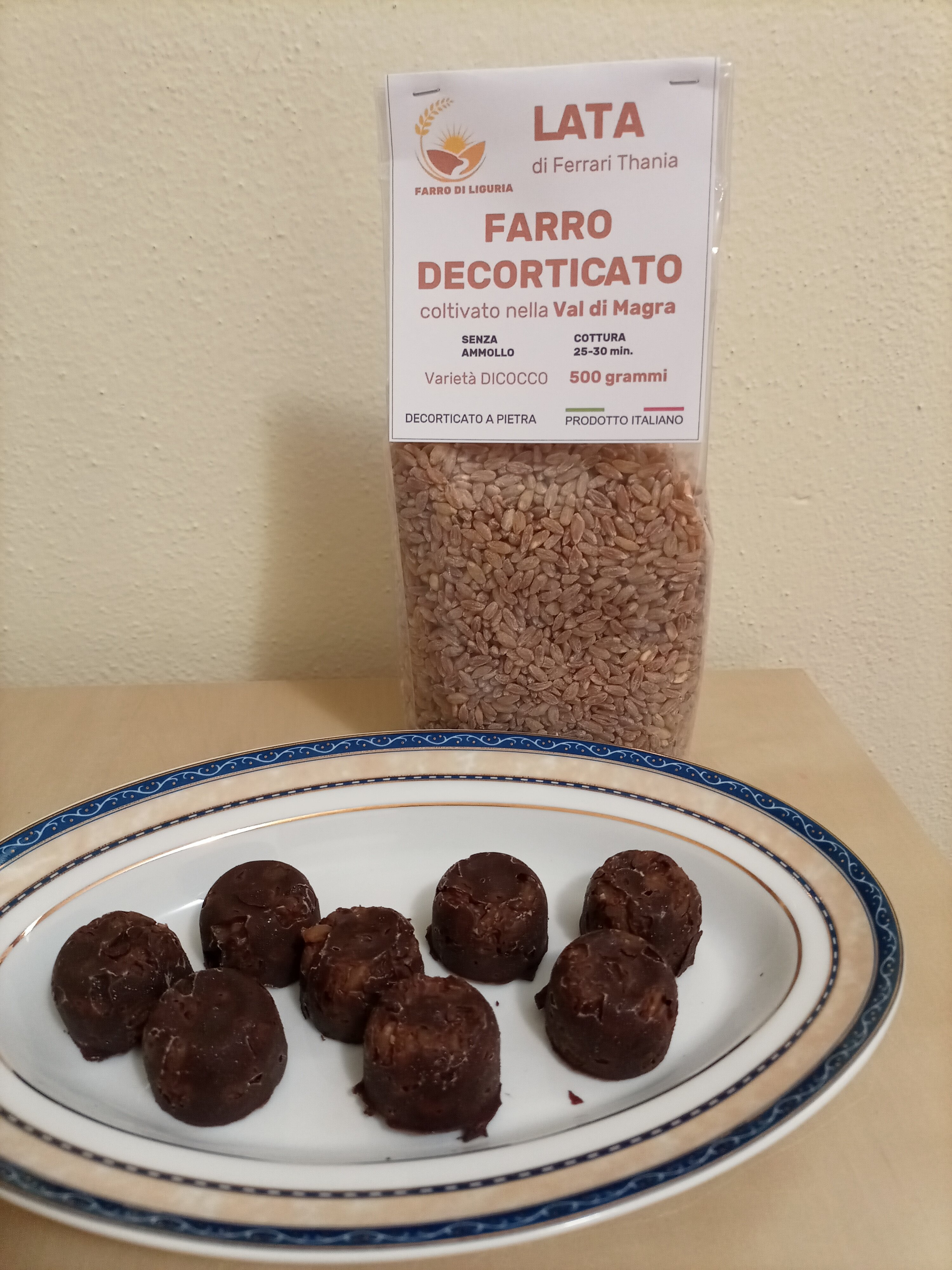 Cioccolatini con farro