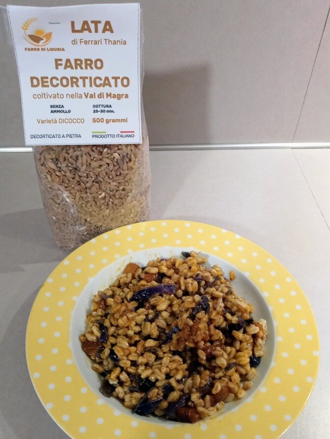 Farro con zucca e cavolo viola Farro con zucca e cavolo viola