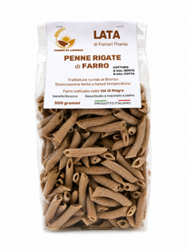 penne rigate di farro dicocco integrale ameglia