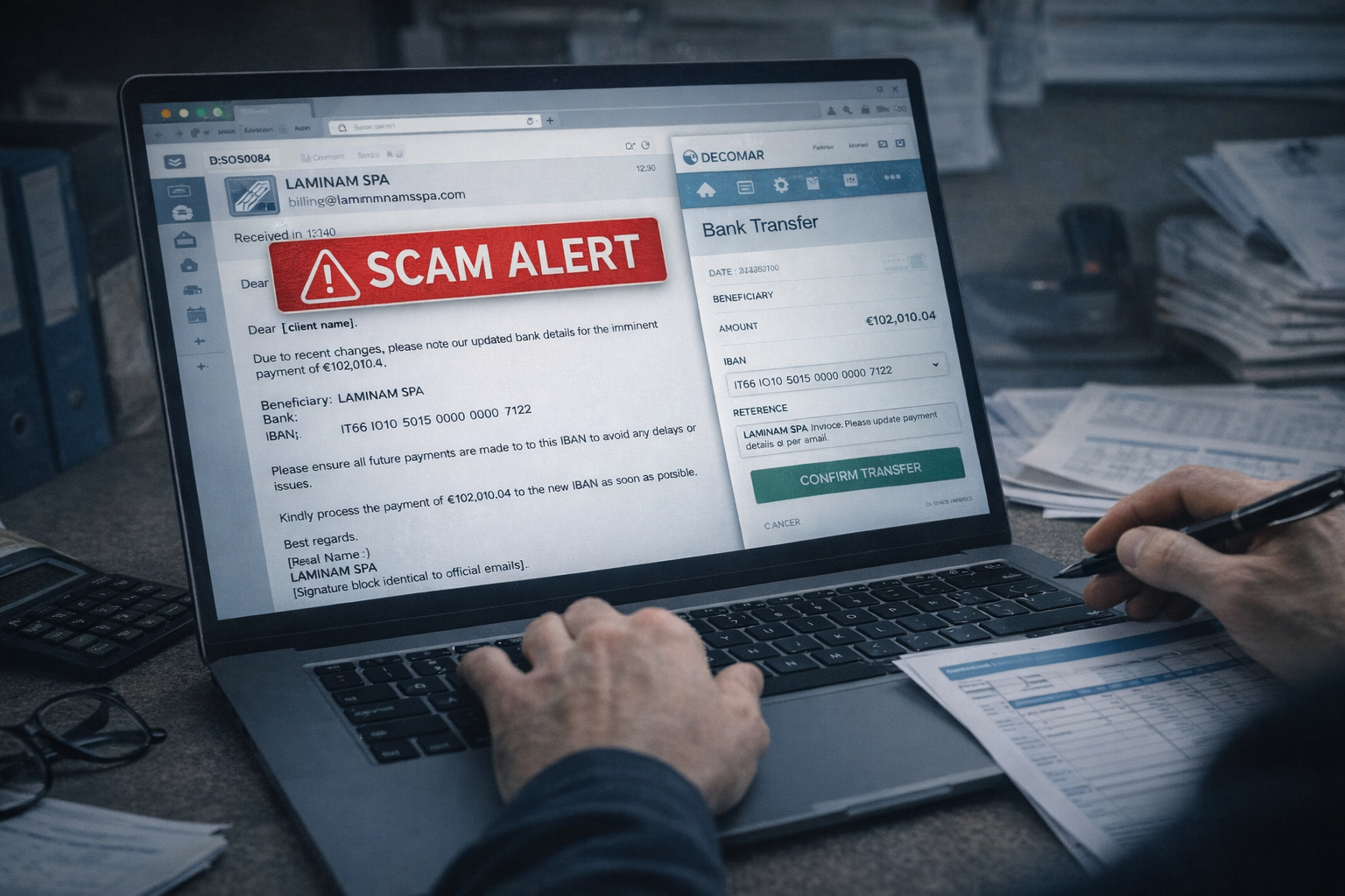 Bonifico truffa e conto bloccato: quando essere intestatari dell&rsquo;IBAN non significa essere colpevoli